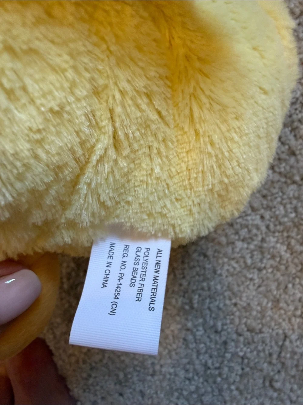 Hallmark Yellow Plush Duck Pet Toy Pair